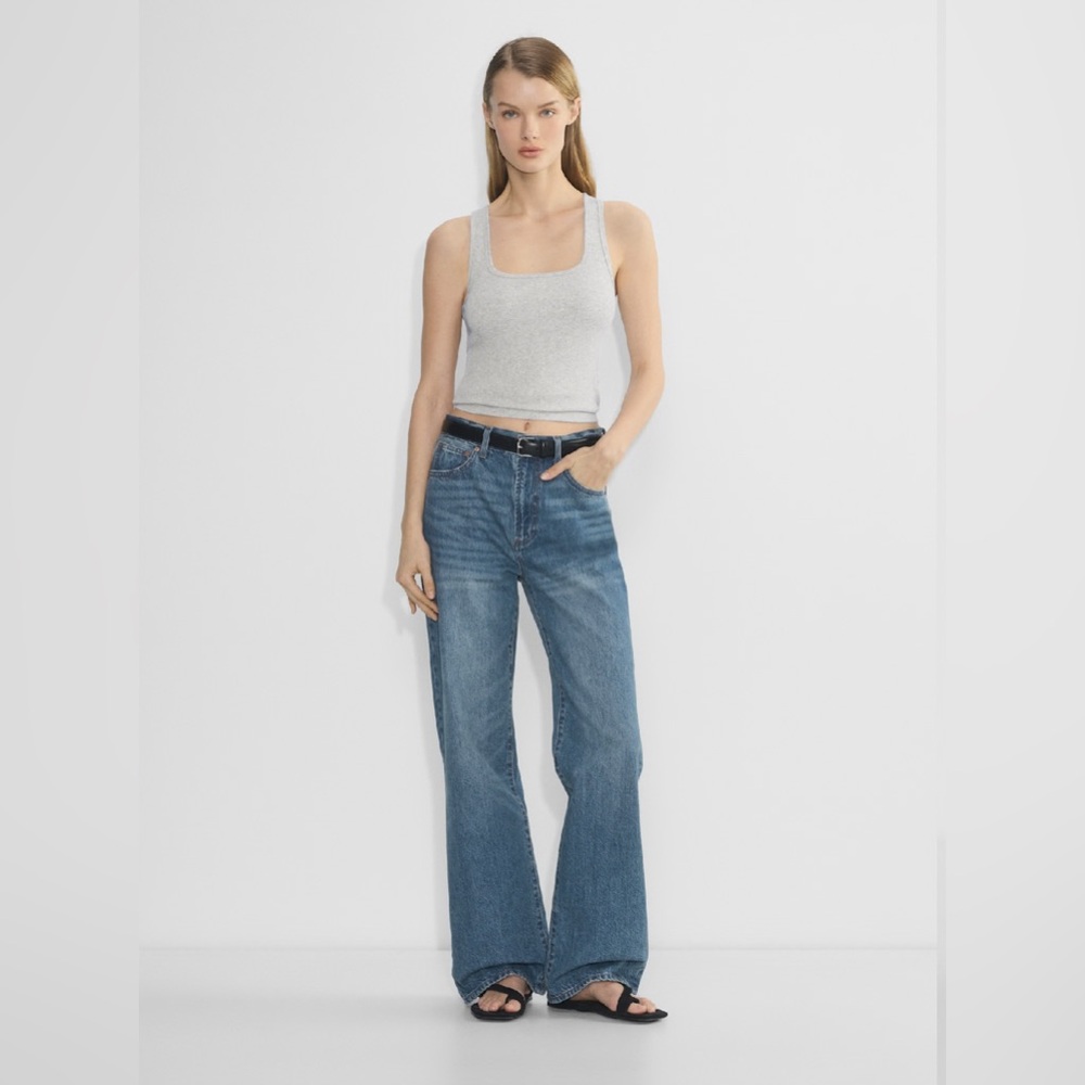 Denim Forum Farrah Wide Leg Jeans